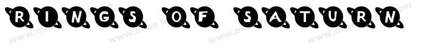 Rings of saturn字体转换